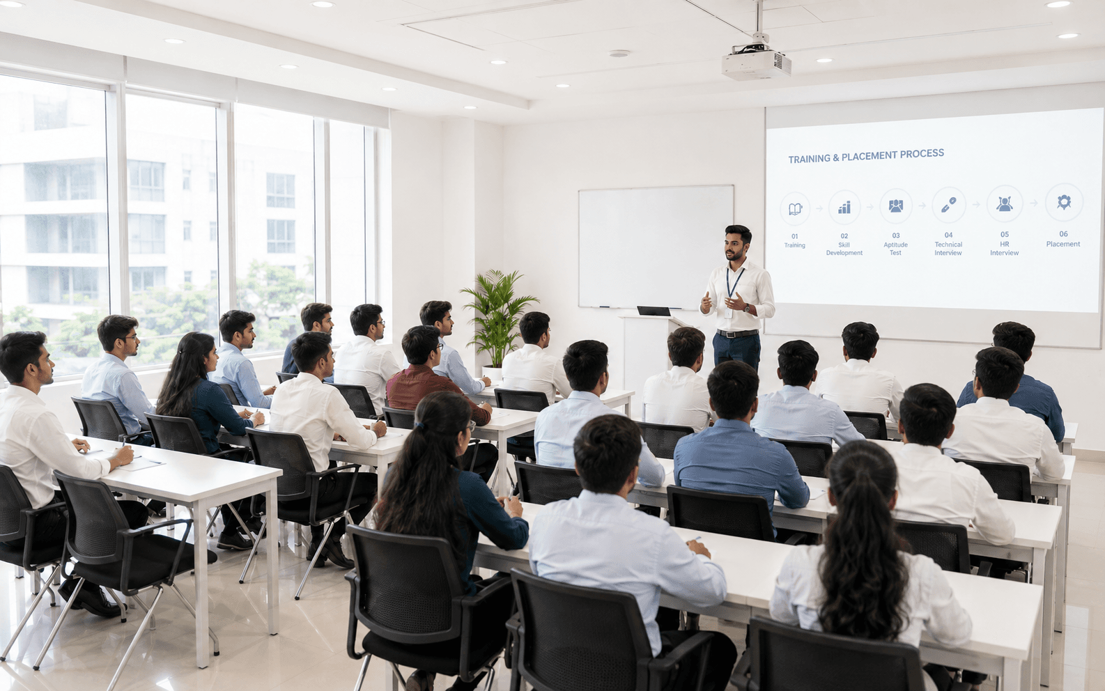 Training and placement session for institutional support